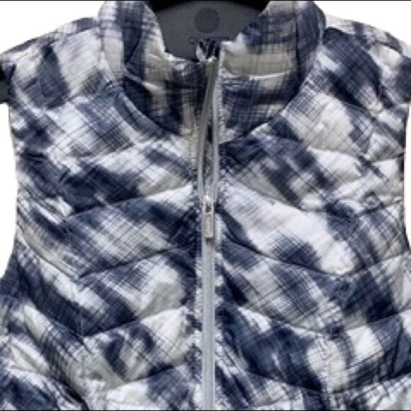 Athleta Altitude Sapphire Down Puffer Vest Jacket Like New XXS - Picture 6 of 12